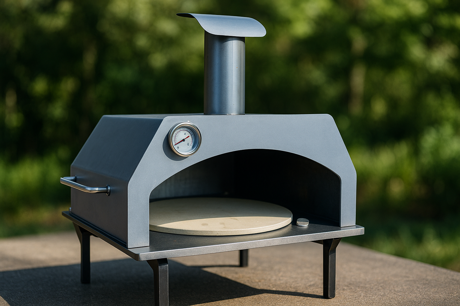 Vignette — four à pizza carré, vue 1