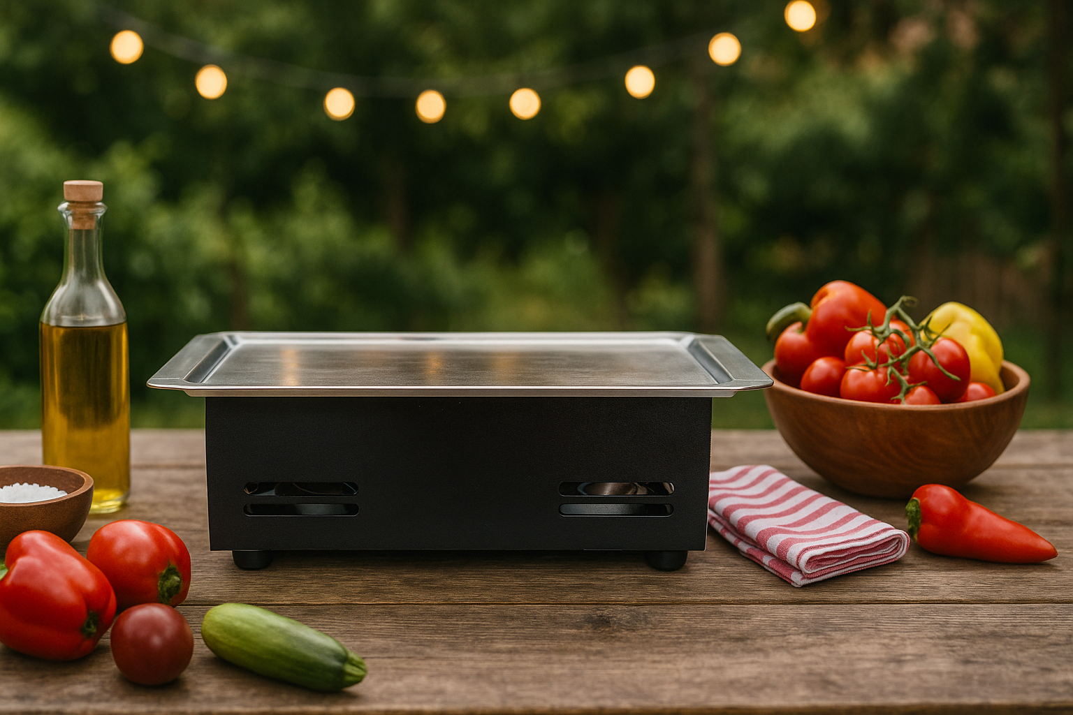 Plancha snack & partage pour 2 personnes, cuissons gourmandes