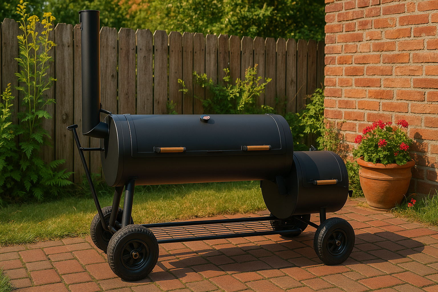 Fumoir du Chef C Mon BBQ, fumage traditionnel au bois, ambiance conviviale autour du feu